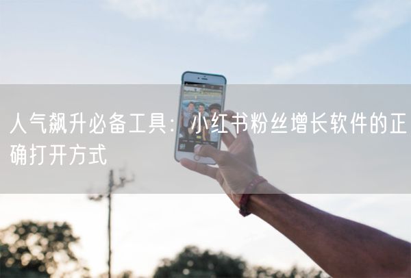 人气飙升必备工具：小红书粉丝增长软件的正确打开方式